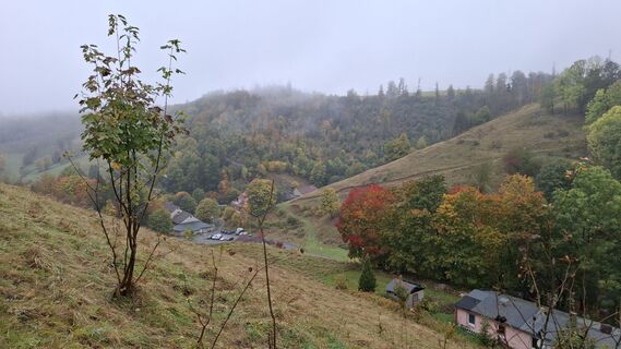 Zdjęcie z Anja Berger wzdłuż trasy