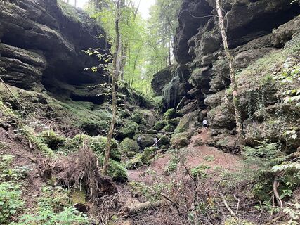 Foto von Michaela Walkner entlang der Tour