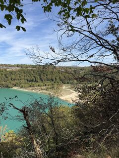 Foto von Christopher Rubin entlang der Tour