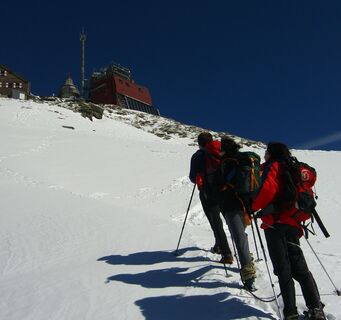 Gipfelanstieg zum Sonnblick mit dem Zittelhaus