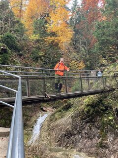 Photo de Christian Baumgartner le long du parcours