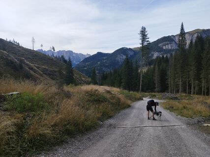 Foto von Anne-Lise Garnier entlang der Tour