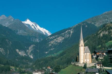 Blick auf Heiligenblut.