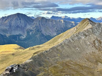 Photo de Norbert Herbig le long du parcours