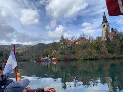 Foto von Karlheinz Bauer entlang der Tour