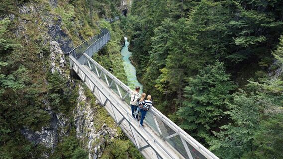 Brücke in der Leutascher Geisterklamm