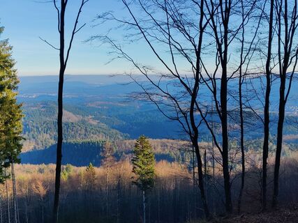 Zdjęcie z Thomas Belat wzdłuż trasy