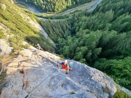Im Klettersteig