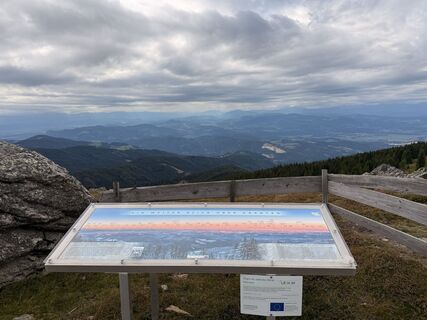 Fotografia z Hans Peter Gröchenig na trase