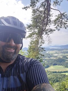 Foto von Michael Rudorfer entlang der Tour