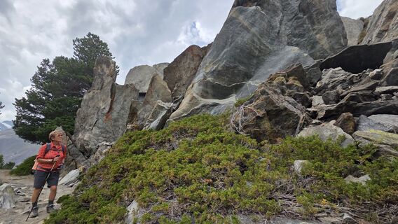 Foto de Norbert Steger a lo largo del recorrido