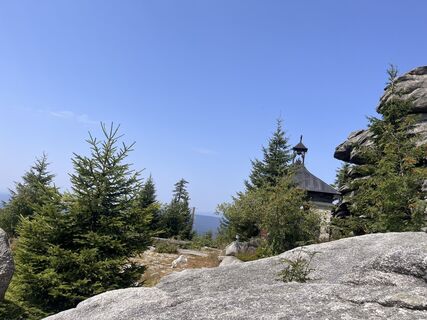 Foto von Kristýna Stancikova Leskovjanová entlang der Tour