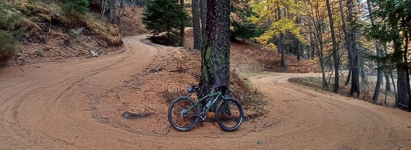 Straße nach Punta Colomion - MTB