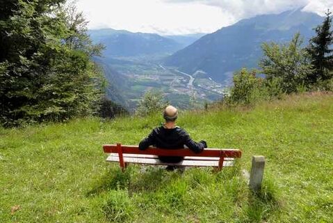 Herrliche Aussicht von der Mittagsplatte