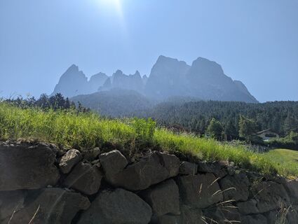 Foto von Angelika Perkmann entlang der Tour
