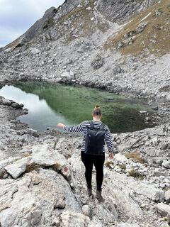 Foto von Sarah-Rebecca Karst entlang der Tour