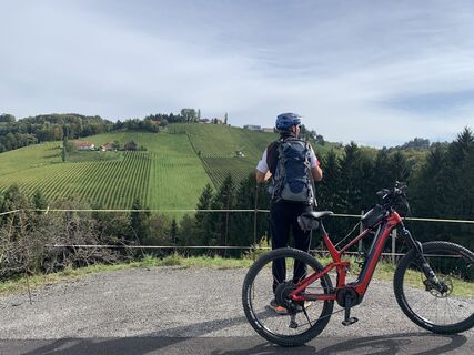 Foto von Karin Klotz entlang der Tour