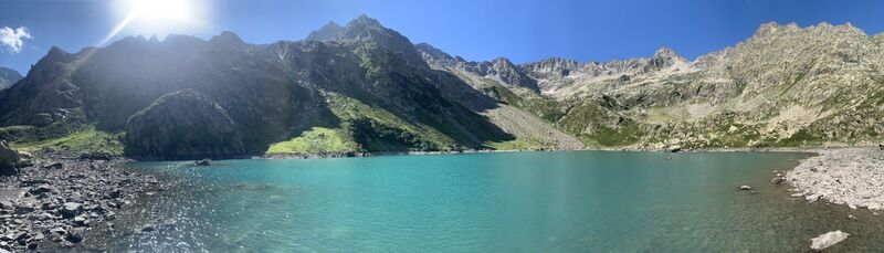 Photo de Toni Lerda le long du parcours