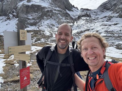 Photo de Niels Kooijman le long du parcours
