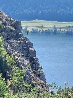 Foto de Stefan Amstutz a lo largo del recorrido