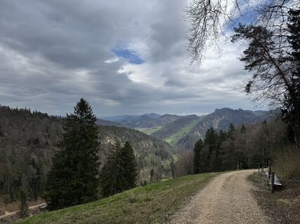 Foto von Judith Steiner entlang der Tour