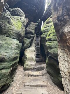 Fotografia z Ines Köhler na trase