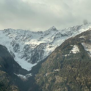 Blick aus dem ICE unterwegs nach Bad Gastein
