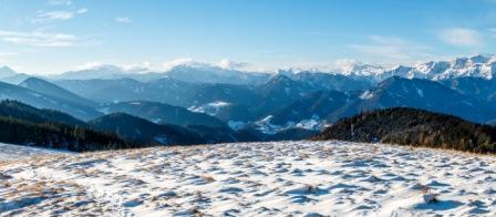 Zöberer Höhe Blick ins Hochschwabgebiet