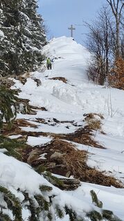 Foto de Daniela Überreich a lo largo del recorrido