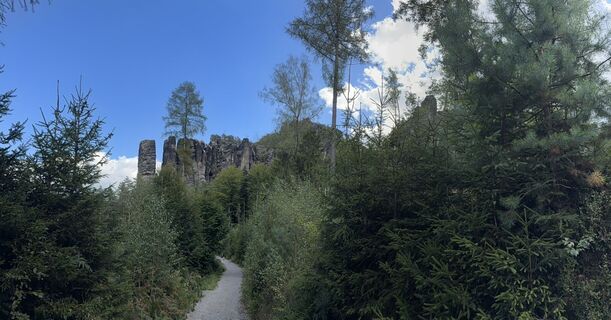 Foto von Paul entlang der Tour