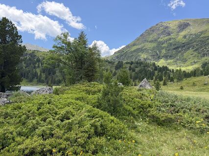 Foto de Gerti Glettler a lo largo del recorrido