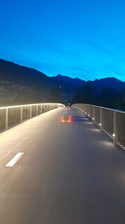 Foto de Sergio Fontana a lo largo del recorrido