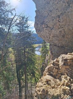 Foto von Katharina entlang der Tour