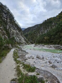 Foto von Florian Dürnegger entlang der Tour