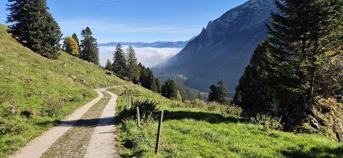 Foto von Burkhard Vetsch entlang der Tour