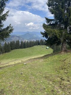 Photo de Hans-Heinrich Mai le long du parcours