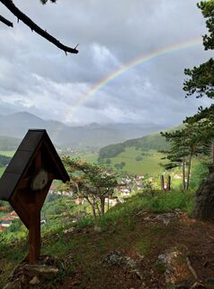 Foto von Wanderschuh entlang der Tour
