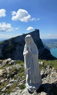 Photo de Veronika Strauss le long du parcours