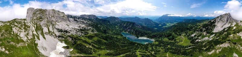 Panorama Sturzhahn und Traweng