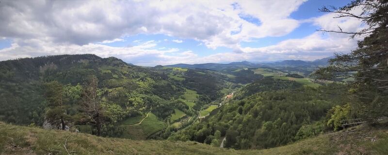 Ausblick vom Gösser nach Westen Weiz_Almenland_Oststeiermark