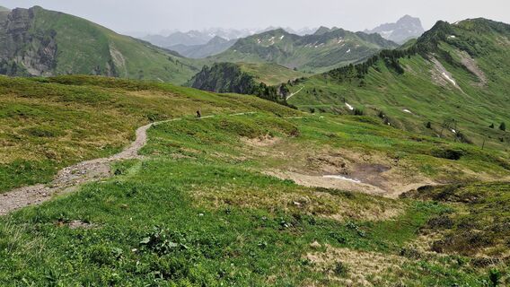 Foto de Gerrit van der Linde a lo largo del recorrido