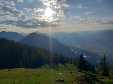Photo de Anja Greiderer le long du parcours