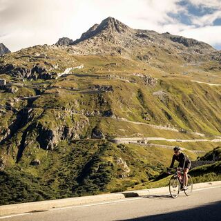 Radfahrer, Furka-Pass
