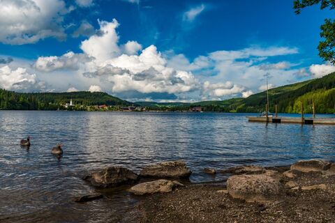 Titisee mit Blick auf den Ort