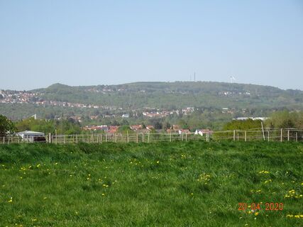 Blick auf Frankenholz und die ehemalige Halde von Höchen