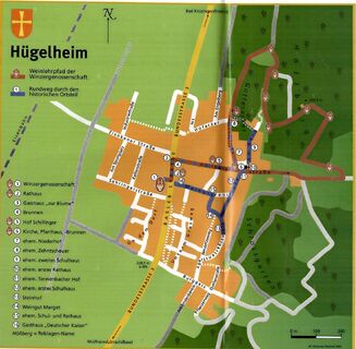 Ortsplan historischer Rundgang