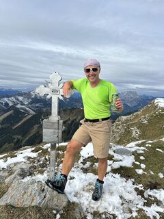Photo de Michael Taferner le long du parcours