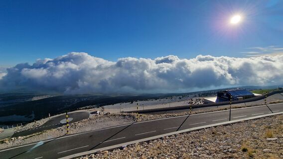 Foto de Fabrizi Mellano a lo largo del recorrido