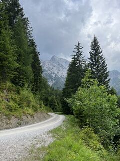 Zdjęcie z Andreas Stopperich wzdłuż trasy