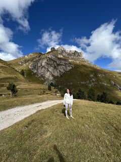 Photo de Fromm-Nagy Kinga le long du parcours